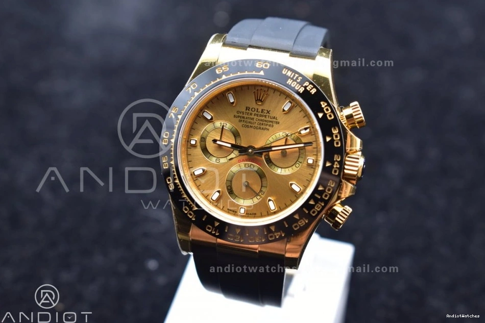 YG on Best Lume Daytona 764 Rubber SA BTF 116518 Strap Edition 1:1 Dial Reliable Oysterflex 0710